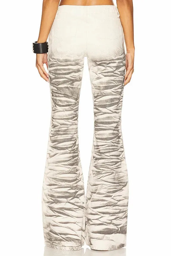 No Chill Co. — Retro Y2K Distressed Flare Jeans | JPOP Edition